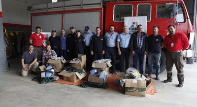ITAIPU entregó equipos para combate de incendios forestales a bomberos del Chaco