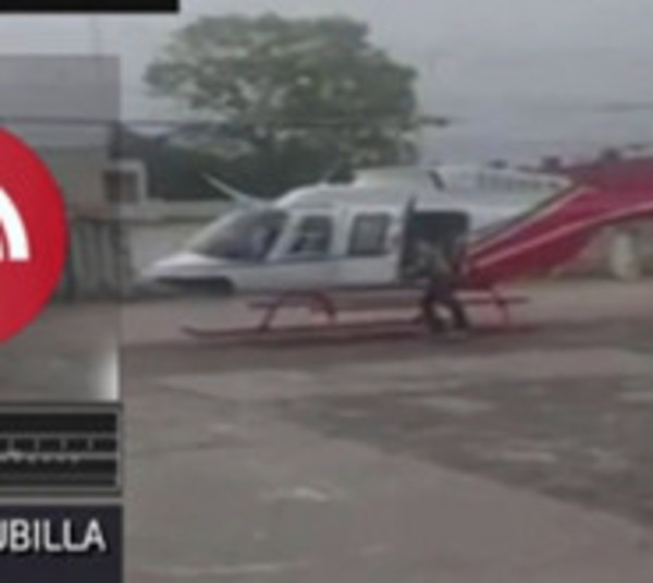 Helicóptero aterrizó en colegio de Ñemby y ahora piloto es sancionado  - Paraguay.com