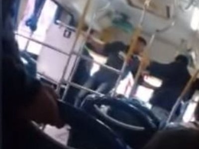 Pasajero le tiró un termo de tereré a chofer de la línea 19