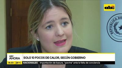 Solo 10 focos de calor, según gobierno - ABC Noticias - ABC Color