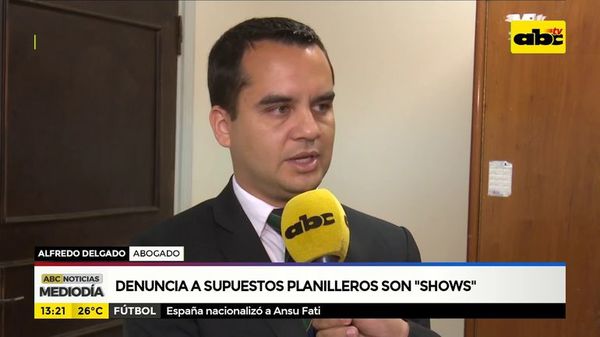 Denuncia a supuestos planilleros con “shows” - ABC Noticias - ABC Color