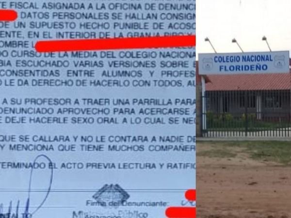 Villa Florida; alumno denuncia a su profesor de guía por acoso sexual - Digital Misiones