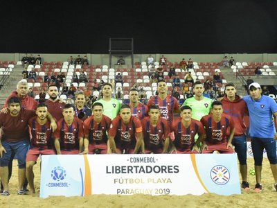 Cerro Porteño, finalista de la Libertadores de fútbol playa