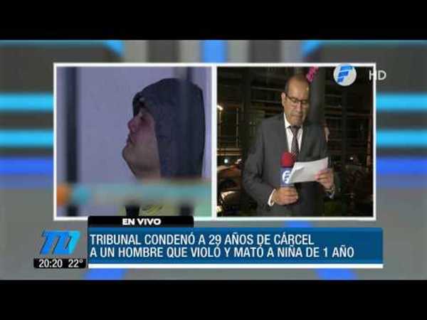 Condenado a 29 años de cárcel por violar y matar a una niña