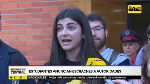 Estudiantes anuncian escraches a autoridades - ABC Noticias - ABC Color