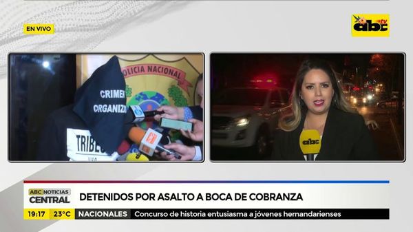 Detenidos por asalto a boca de cobranza - ABC Noticias - ABC Color