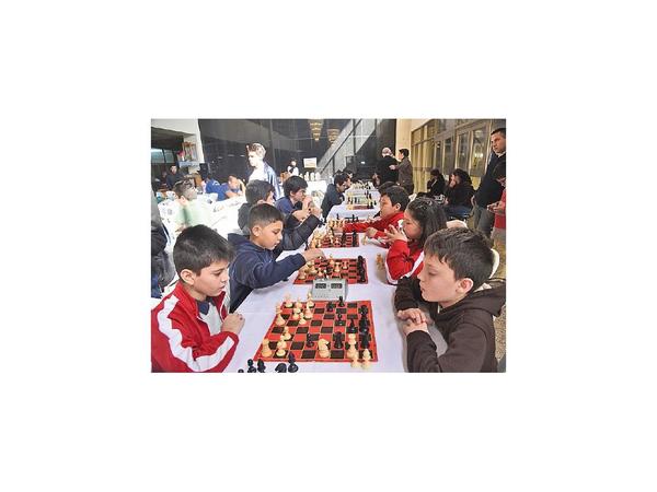 Árboles podados se convierten en piezas y tableros de ajedrez