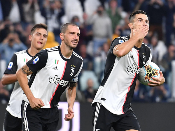 Cristiano Ronaldo le da la victoria a Juventus
