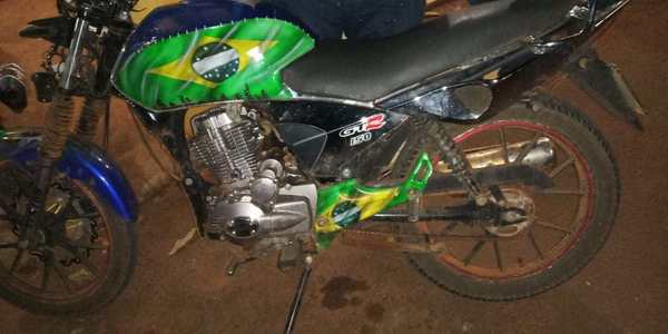 Moto usada para atraco fue robada en Curuguaty