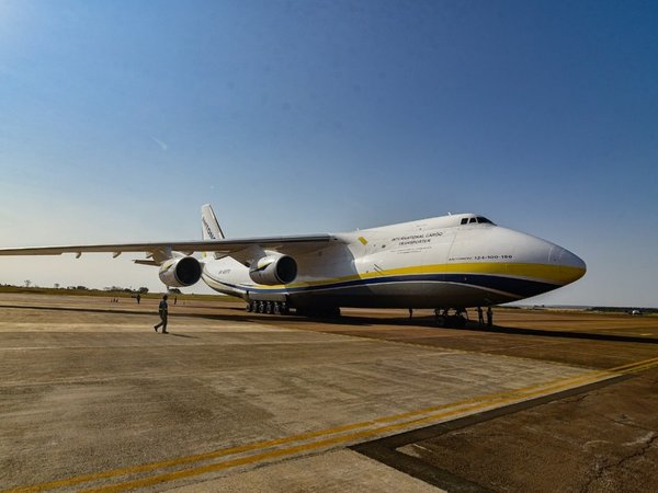 Un gigante se posó en el Aeropuerto Guaraní de Minga Guazú