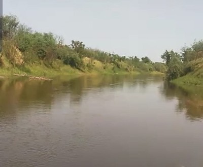 El río Pilcomayo ya riega Gral. Díaz, en Boquerón