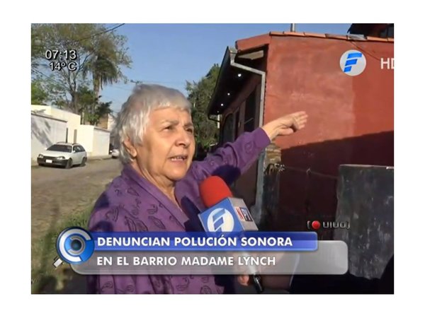 Todo un barrio no durmió por culpa de la farra electrónica