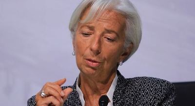 Lagarde espera una reducción de las tensiones globales en los próximos meses