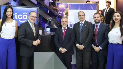 Tigo bate records en la Bolsa de Valores de Asunción