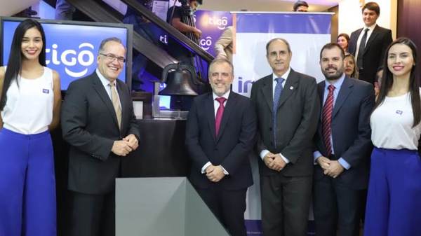 Tigo bate records en la Bolsa de Valores de Asunción