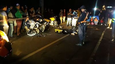 Choque frontal entre motociclistas deja un fallecido en Ypacaraí - Nacionales - ABC Color