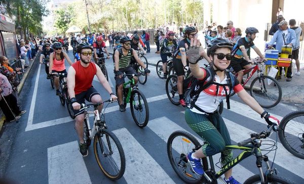 Día mundial sin auto, con bicicleteada - Locales - ABC Color