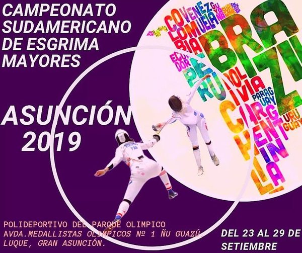 Campeonato Sudamericano de Esgrima se inicia este lunes en Asunción - .::RADIO NACIONAL::.