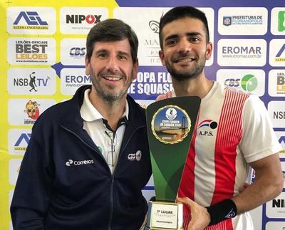 Marcantonio es oro de squash en torneo de Brasil