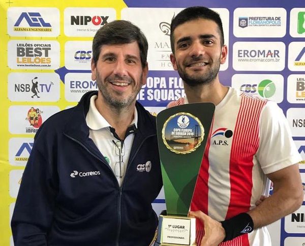 Marcantonio es oro de squash en torneo de Brasil
