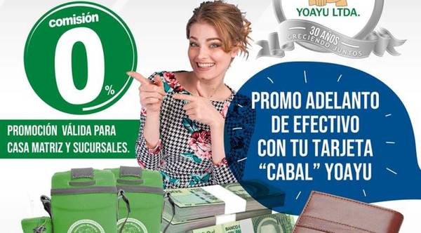 Yoayu cuenta con promoción especial para los socios no se queden sin efectivo en semana santa