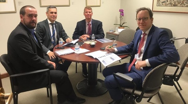Coyuntura y cooperaciones fueron evaluadas en reuniones con el BM y FMI