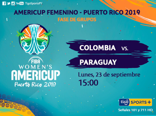 AmeriCup: Paraguay va por la victoria ante Colombia