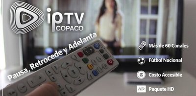 Copaco promociona su servicio de TV interactiva