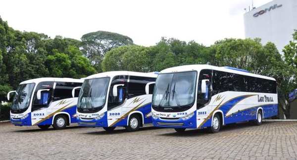 Presentan nuevas unidades 0 km de buses para el interior del país