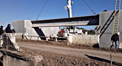 Aceleran construcción de 4 puentes en el Tramo 2 de la ruta Pilar-Alberdi