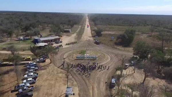 Inauguran rotonda con iluminación Led- Solar en Agua Dulce, Alto Paraguay