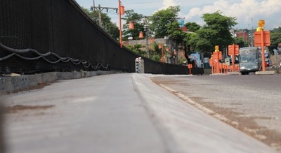 Finalizaron los trabajos de hormigonado en el viaducto de 4 Mojones