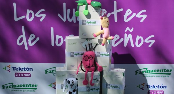 Niños de Teletón fabrican sus propios juguetes