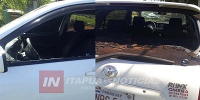 LLENAN DE BALAZOS AUTOMÓVIL ESTACIONADO EN 7 DE AGOSTO