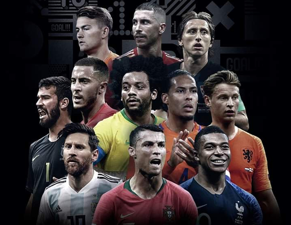 El once ideal del 2019 para la FIFA y los premios The Best
