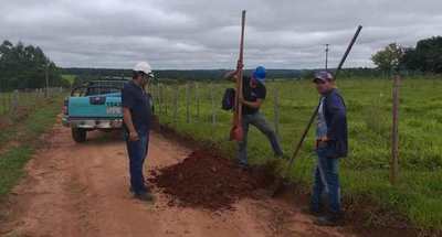 Inician las obras de electrificación de comunidad indígena de Paso Yobái