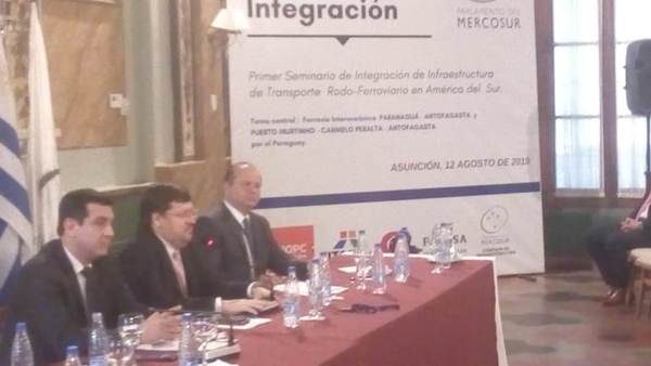 El Parlasur reanima trabajos para la Integración ferroviaria bioceánica