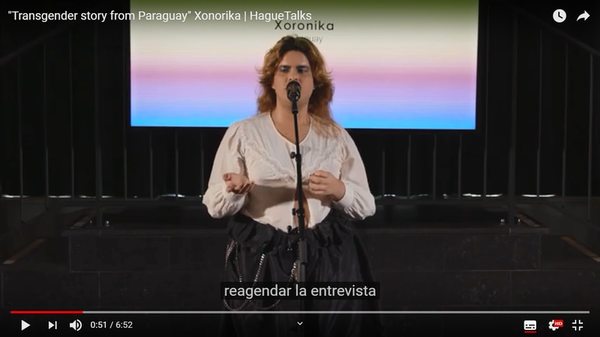 Transgénero paraguaya conmueve en La Haya - Nacionales - ABC Color