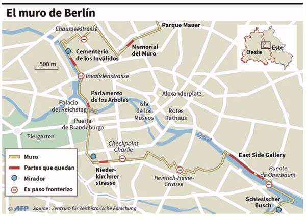 La caída del muro de Berlín y los cambios en el este de Europa