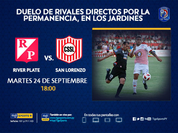 Lucha sin tregua entre River Plate y San Lorenzo