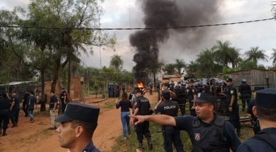 Triple desalojo en Luque