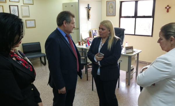 Presidente de la Corte visitó Palacio de San Lorenzo
