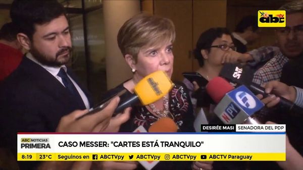 Caso Messer: “Cartes está tranquilo” - ABC Noticias - ABC Color