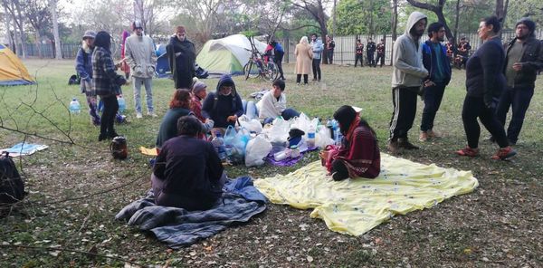 Funcionario municipal agrede a manifestantes en el Botánico