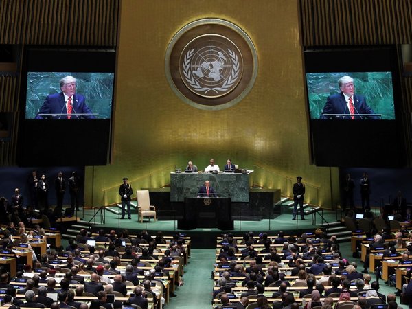 Trump llama a Maduro "títere de Cuba" en su discurso ante la ONU