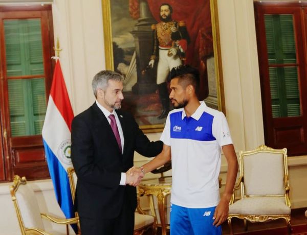 Abdo se comprometió a ayudar a atleta Derlys Ayala para Juegos Olímpicos de Tokyo - Notas - ABC Color