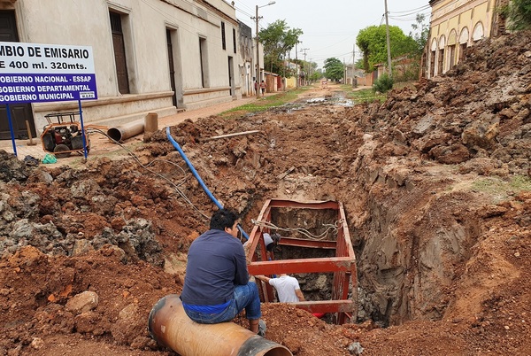 Tras reclamos, avanza obra de desagüe