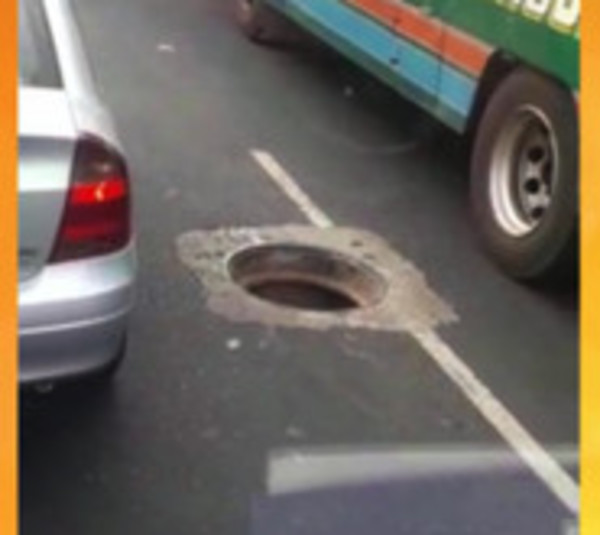 Una trampa que puede ser mortal en medio de la ruta - Paraguay.com
