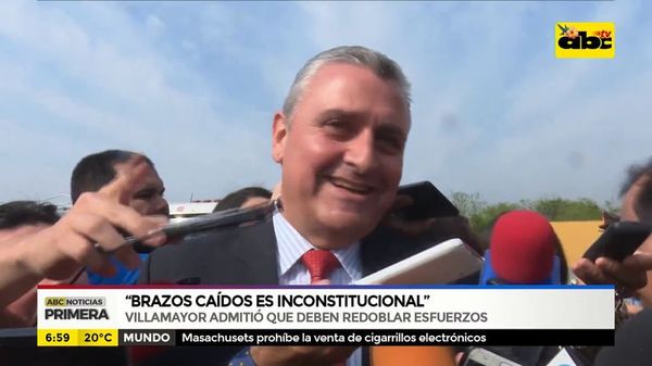 Villamayor: “Brazos caídos es inconstitucional” - ABC Noticias - ABC Color