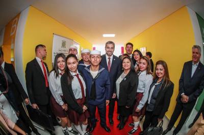 Gobierno inaugura mejoras en escuelas de Sajonia - .::RADIO NACIONAL::.